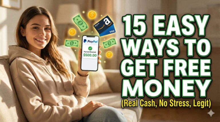15 Super Easy Ways to Get Free Money Online (No Stress, No Tricks, Just Real Cas